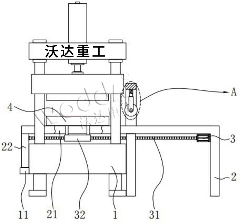 帶移(yí)動工作台的汽(qì)車内飾成型液(yè)壓(yā)機(jī)