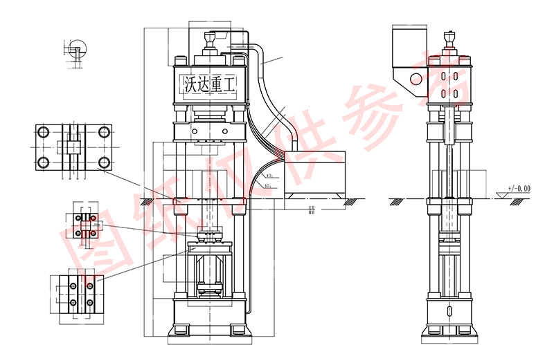 500噸(dūn)匣缽成型液壓機